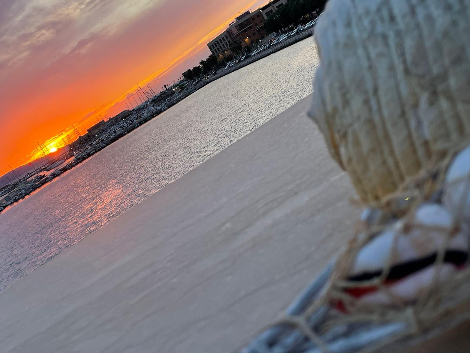 Tramonto sul molo